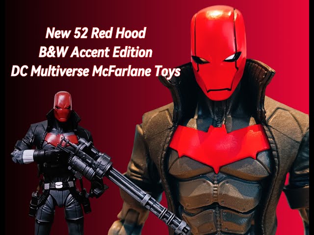 未開封品 DCマルチバース レッドフード NEW52 BLACK &WHITE Red Hood (New 52) Black & White Accent Edition Gold Label