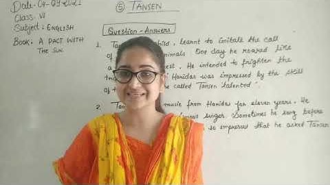CLASS VI ENGLISH 04-09-2021 by Ms. SHWETA SHUKLA