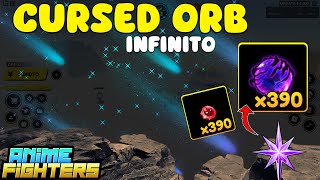 CURSED ORB INFINITOS EN ANIME FIGHTERS ROBLOX