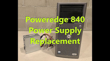 How to replace a Poweredge 840 Power Supply TH344 WH113