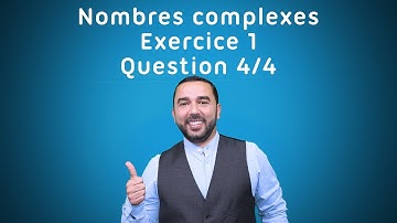 Terminale S- Nombres complexes- Algorithme. Exercice corrigé BAC#1. Q4
