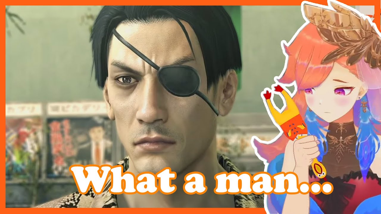 Kiara's reaction on Yakuza 0 Ending【HoloEN】