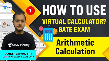 How to Use Virtual Calculator ? - Arithmetic Calculation | Lec 1 | GATE 2021 Exam | By Ankit sir