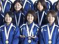 ソニーセミコンダクタ九州がハンド日本リーグ女子プレーオフＶを報告