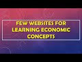 Websites for Learning Economic Concepts