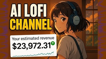 Create a Monetizable LoFi Channel with AI: Step by Step Tutorial(Easy & Free Method) #finance #ai