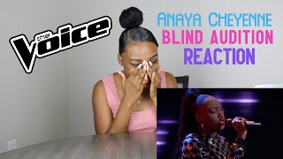 Anaya Cheyenne Reaction to my Blind Audition on "The Voice"!