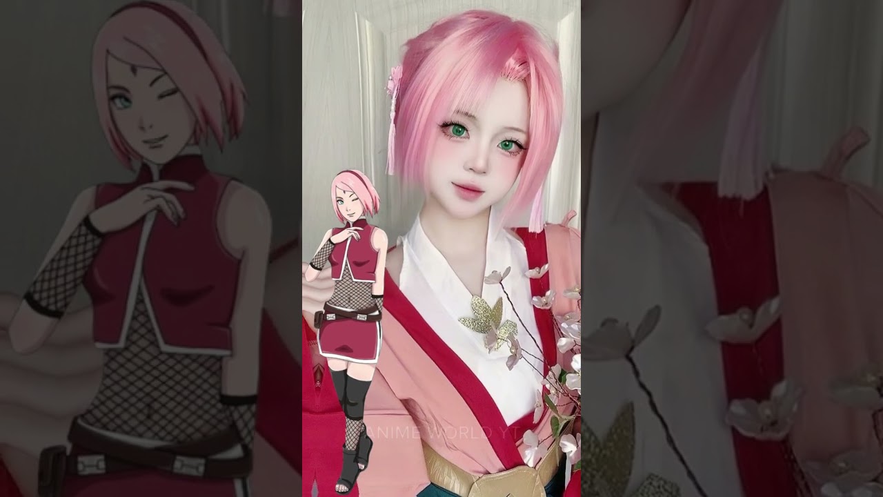 Naruto female characters [cosplay] singing Flower//