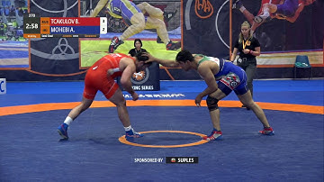 1/2 FS - 92 kg: B. TCAKULOV (RUS) v. A. MOHEBI (IRI)