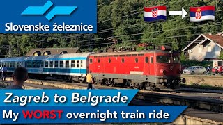 Zagreb to Belgrade onboard Slovenian overnight train