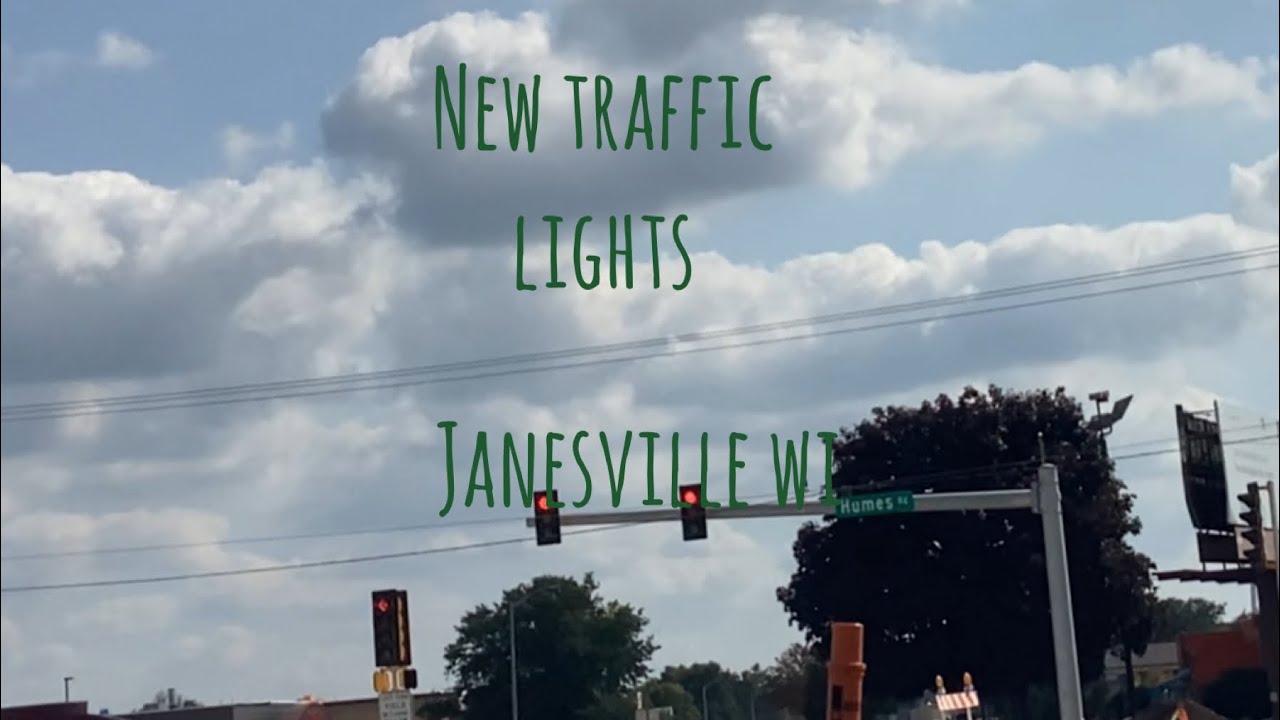 US14 and Lexington dr new traffic lights (Janesville wi) YouTube
