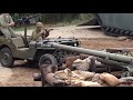 WW2 Nimitz museum re-enactment.. Browning .50 caliber Machine Gun