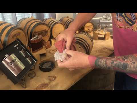 How To Seal Small Oak Barrel With Barrel Wax - Red Head Oak Barrels