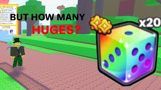 I Used 20 Mega Lucky Ii Dice In Pet Simulator 99