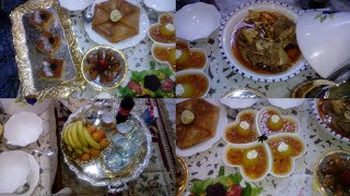 طاولة رمضان2020 أول يوم/تعبت وصورت لخياتي/عدة أفكار وتدابير