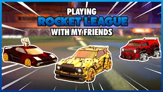 Playing ROCKET LEAGUE With My Friends (Funny Moments)