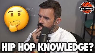 Adam Tests His Hip Hop Knowledge