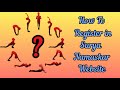 How to register in 75 surya namaskar website  krithus world