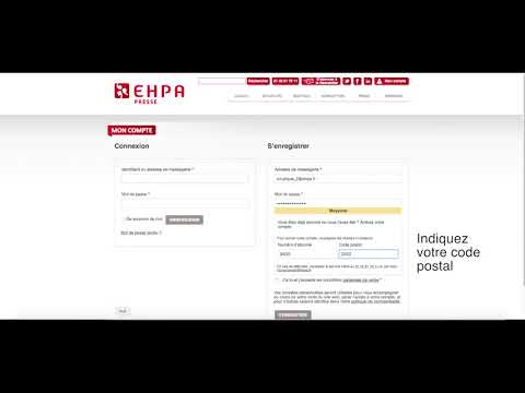 Comment se connecter sur le site ehpapresse.fr