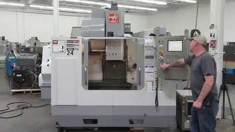 Haas VF-2 30,000 RPM CNC Vertical Machining Center with 4th Axis Drive
