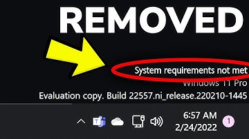 How to Remove "System requirements not met" Windows 11 Watermark
