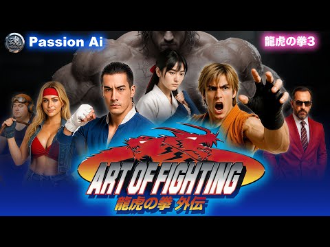 NEOGEO 龍虎の拳3 Art of Fighting 3Real|龍虎の拳3リアル|#ai #artoffighting