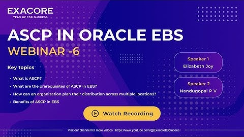 𝐖𝐞𝐛𝐢𝐧𝐚𝐫 𝟔 -𝐀𝐒𝐂𝐏 𝐈𝐧 𝐎𝐫𝐚𝐜𝐥𝐞 𝐄𝐁𝐒