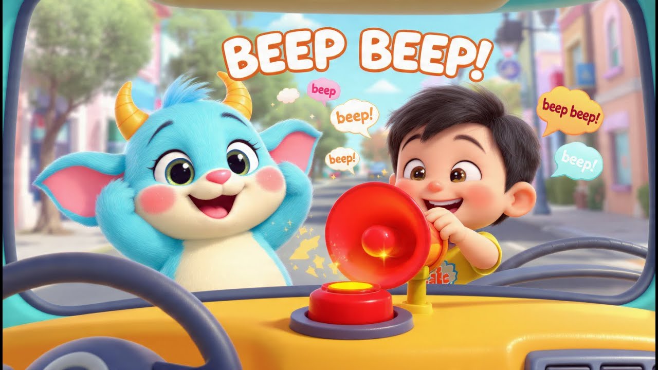 Wheels on the Bus | Zoopi & Vik’s Fun 3D Nursery Rhyme