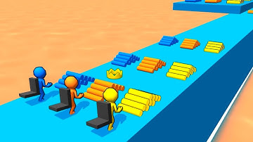 Ladder Race 👷‍♂️🪜🪙 All Levels Gameplay Walkthrough (Android, iOS) | GameKar