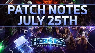 Heroes of the Storm July 25 Patch Notes Breakdown