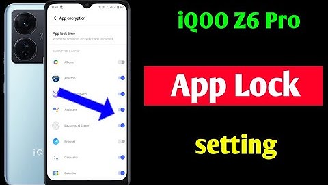 iqoo z6 pro app lock setting | iqoo z6 pro me app lock kaise lagaye | app lock iqoo mobile