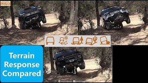 Terrain Response modes demonstrated by Defender L663 & Discovery L462 - Part 2