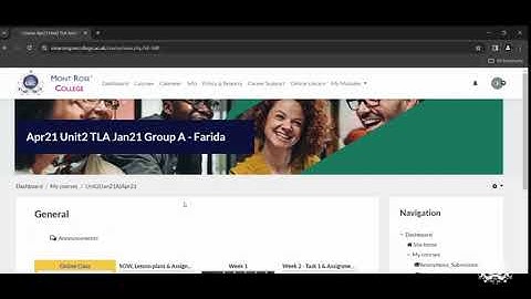 How to navigate Moodle?
