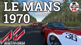 LE MANS 1970 - 24 HRS of Le Mans in 20 Mins - ASSETTO CORSA Actual 24Hrs Weather Cycle from the Race