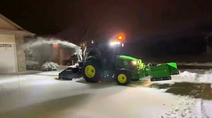 John Deere 4052R with Normand 82 Hybrid Inverted Snowblower