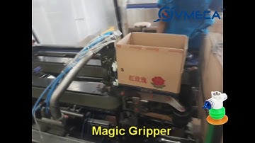 Optimized solution: Magic Gripper for carton box erecting (VMECA)