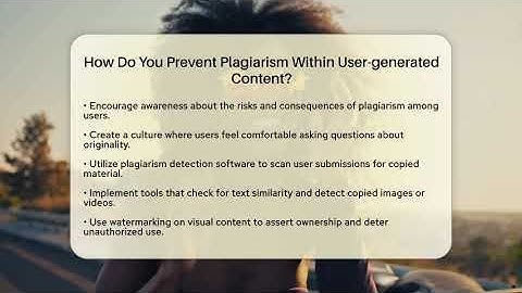 How Do You Prevent Plagiarism Within User-generated Content? - Everyday-Networking