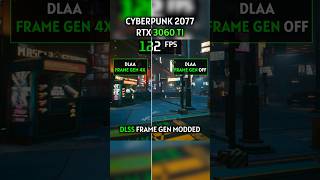 Cyberpunk 2077 - RTX 3060 Ti DLSS Frame Gen Modded #gaming