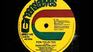 Barrington Levy - Pon Your Toe 12"  1984 chords