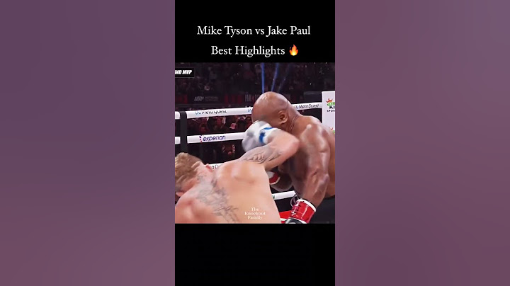 MIKE TYSON CLASHES WITH JAKE PAUL IN UNFORGETTABLE FIGHT HIGHLIGHTS! #miketyson