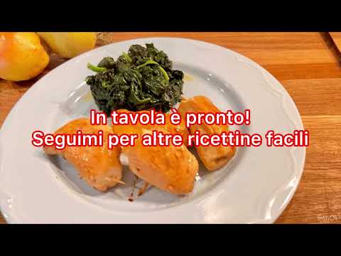 Fette di petto pollo ripiene di pera un involtino semplice ma sfizioso