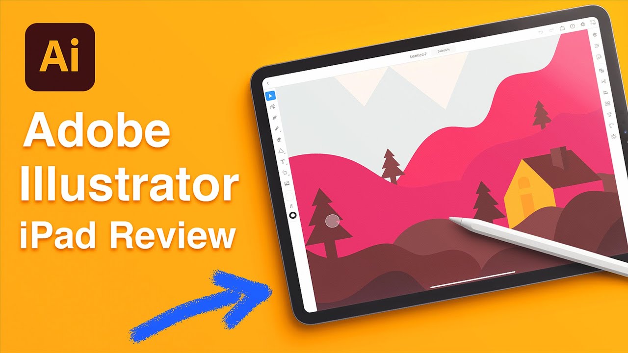 A Graphic Designers Review Of Adobe Illustrator On Ipad Youtube