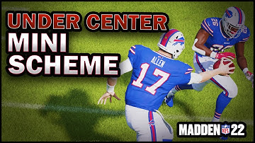 Dominate with this Under Center Mini Scheme in Madden 22!