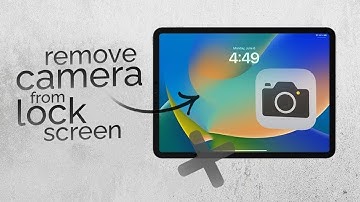 How to Remove Camera from Lock Screen iPad (tutorial)
