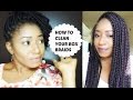 HOW TO CLEAN  AND MAINTAIN BOX BRAIDS || NIGHT ROUTINE