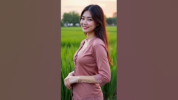 ASMR Gadis Desa Menatap Senja di Tepi Sawah, Sunyi & Menenangkan 🌅🌾 #ASMRIndonesia #SenjaDesa