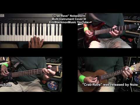 four-instruments---one-guy---crab-rave-multi---instrument-cover---guitar-bass-uke-piano