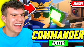 *NEW* ALL WORKING COMMANDER UPDATE CODES FOR TOWER DEFENSE SIMULATOR! ROBLOX TDS CODES