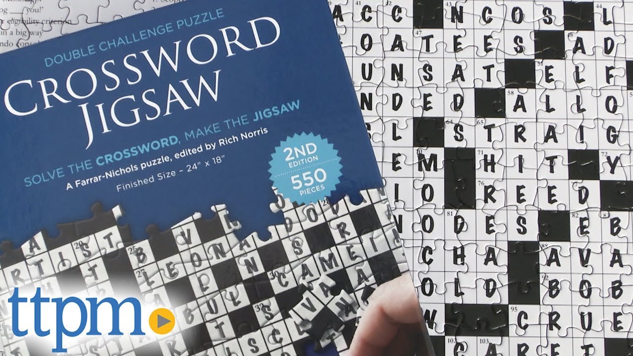 Crossword Jigsaw 2nd Edition from Babalu, Inc. - YouTube