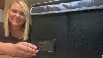 Review of CODN Fireproof File Box, Collapsible Fireproof Document Storage Filing Box